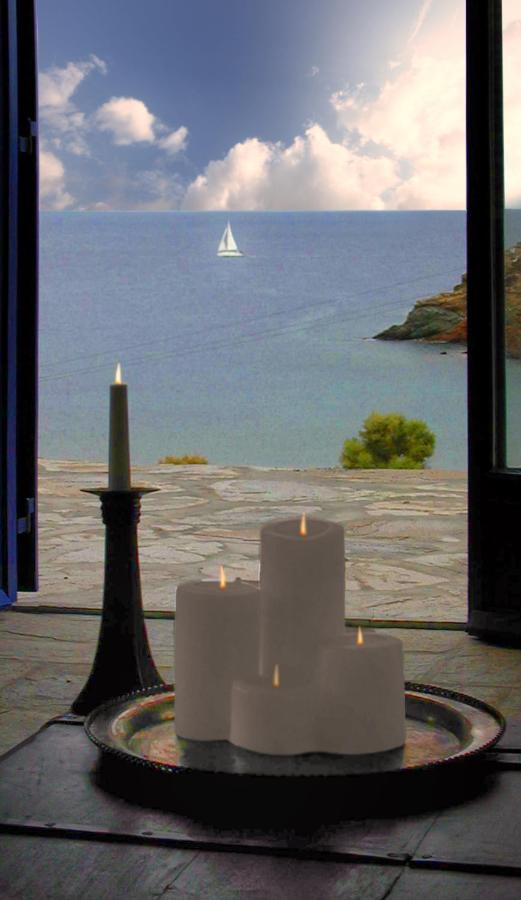 Amelia Beachfront Villa Korissia  エクステリア 写真