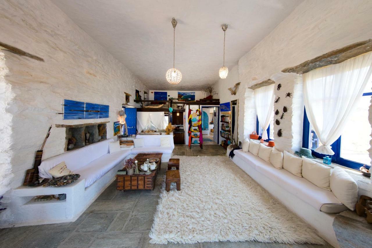 Amelia Beachfront Villa Korissia  エクステリア 写真