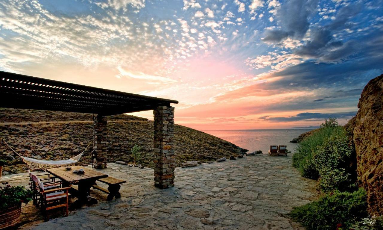 Amelia Beachfront Villa Korissia  エクステリア 写真