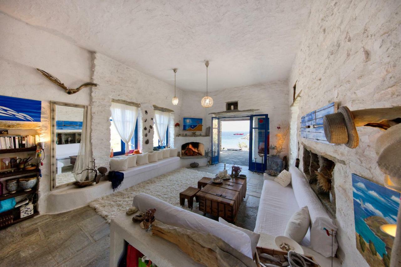 Amelia Beachfront Villa Korissia  エクステリア 写真